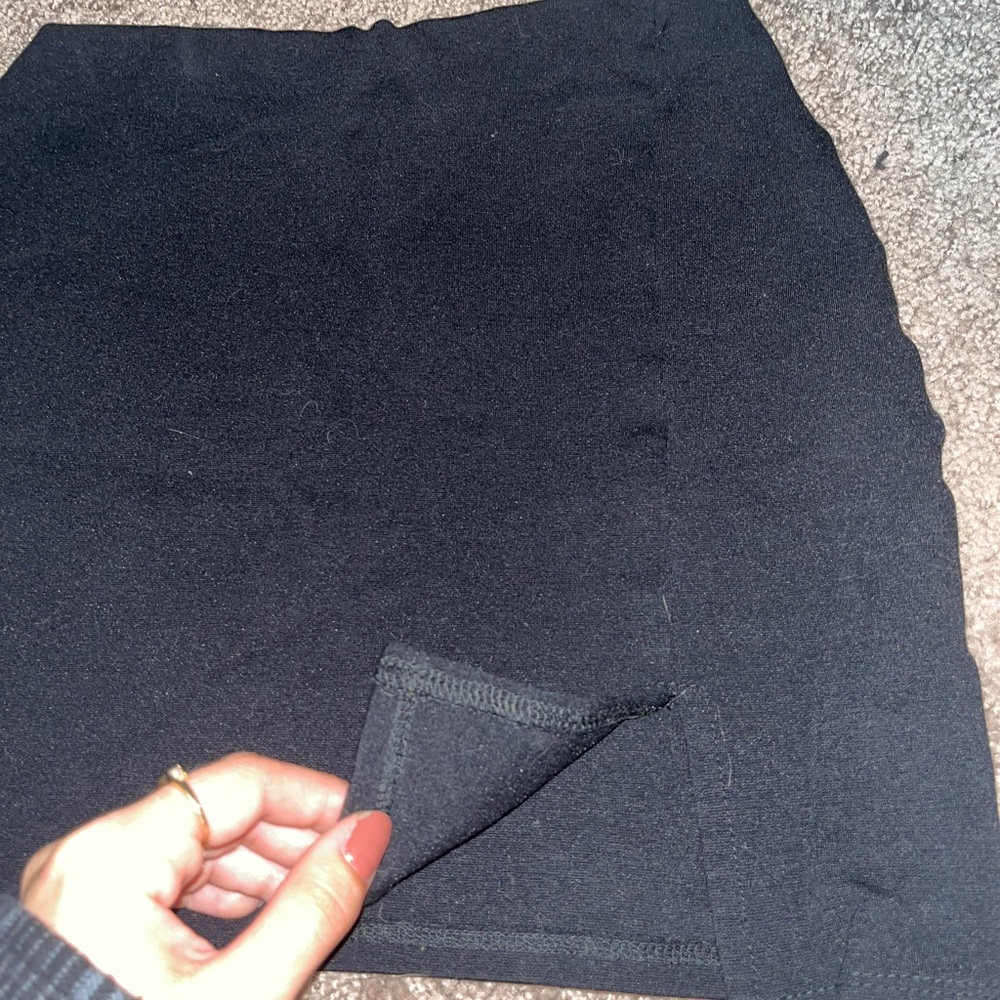 Shinestar Black Mini Skirt - Picture 2 of 3